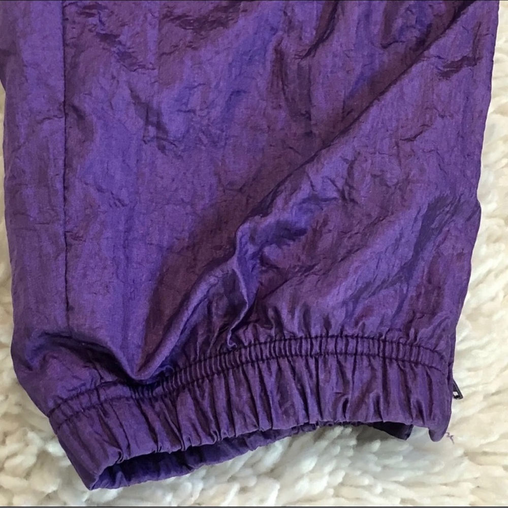 Vintage Sergio Tacchini Violet Purple Windbreaker Athletic Pants - Picture 7 of 10